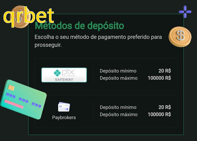 O cassino qrbetbet oferece uma grande variedade de métodos de pagamento